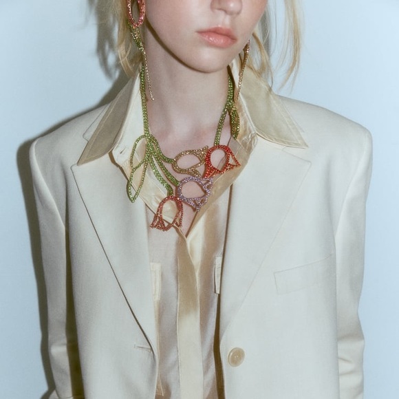 ZARA Rhinestone Necklace